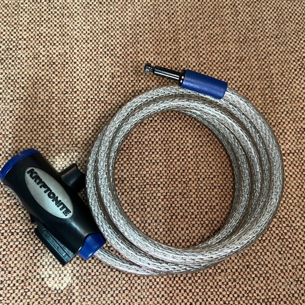 Kryptonite 6’ x 12Mm Cable Bicycle Lock Security Level 3 Brand New No Key Bike